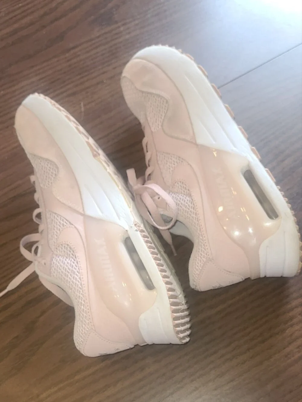 Nike Air Max SYSTM Womens Pink White Walking Running Shoes Sneakers Size 11